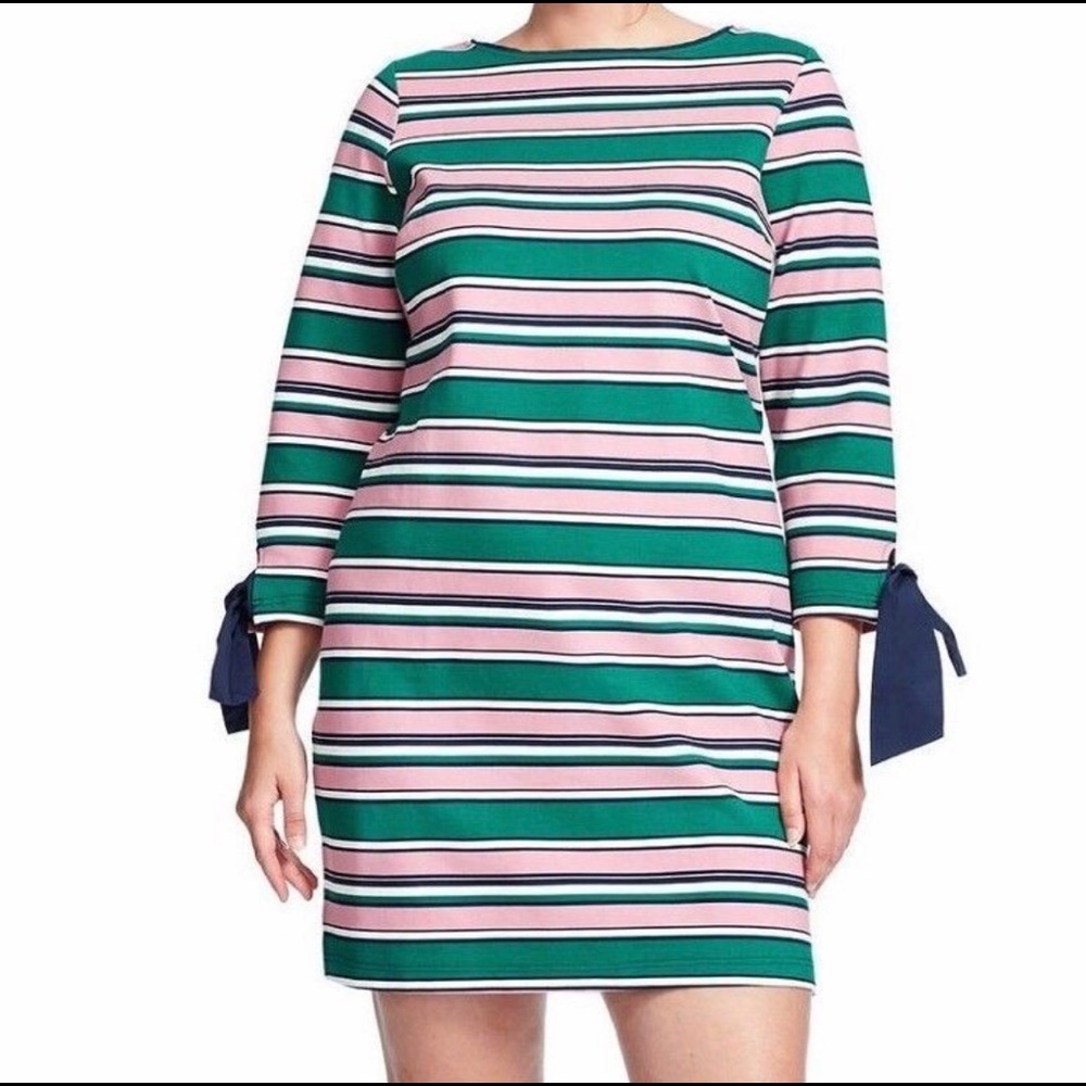 Preppy striped Draper James for Eloquii dress